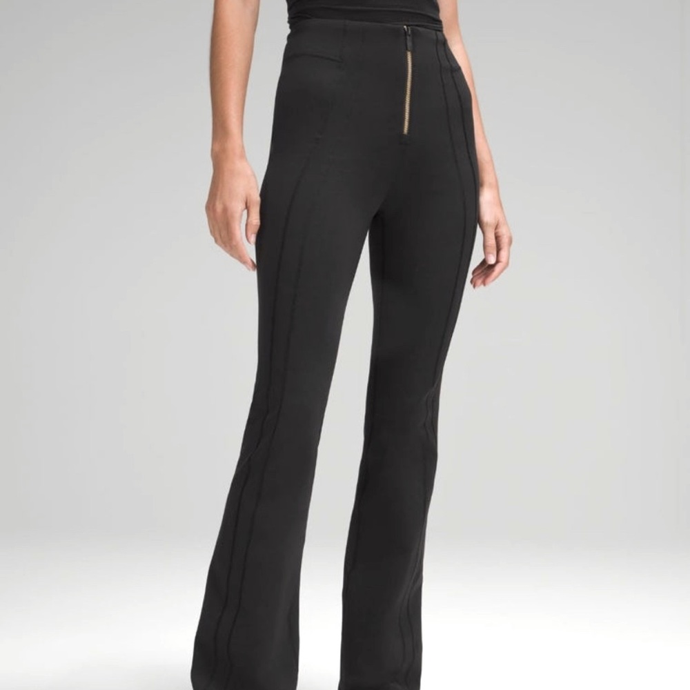 Lululemon define half zip flare pants